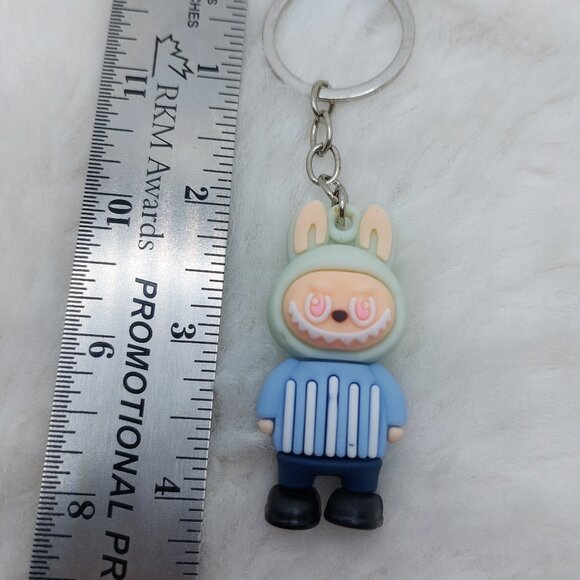 2/$19 Labubu blue strip shirt keychain - Picture 3 of 6